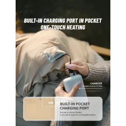 Couverture chauffante NATUREHIKE - Chaude et confortable pour le camping et la randonnée